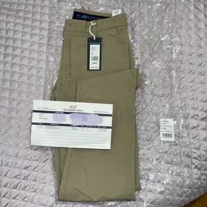 NWT Vineyard Vine On-The-Go performance fabric khaki pants SIZE 28x30